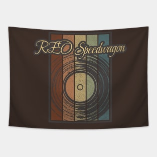 REO Speedwagon Vynil Silhouette Tapestry