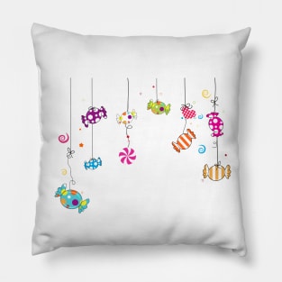 Hanging colorful sweet candy Pillow