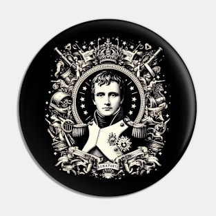 Napoleon Bonaparte Portrait - French Military Icon Pin