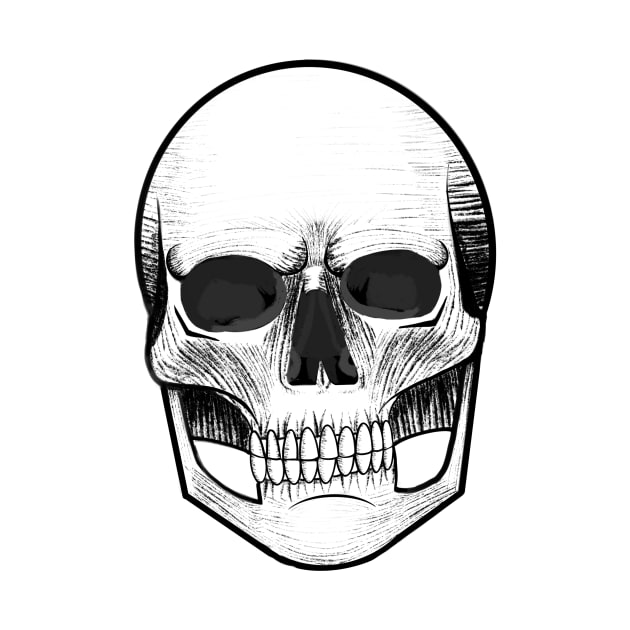 Grungy Goth Skull by Wolfy's Studio