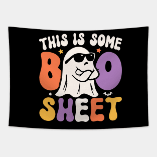 This Is Some Boo Sheet Ghost Halloween Fun Costume Men Women Tapestry