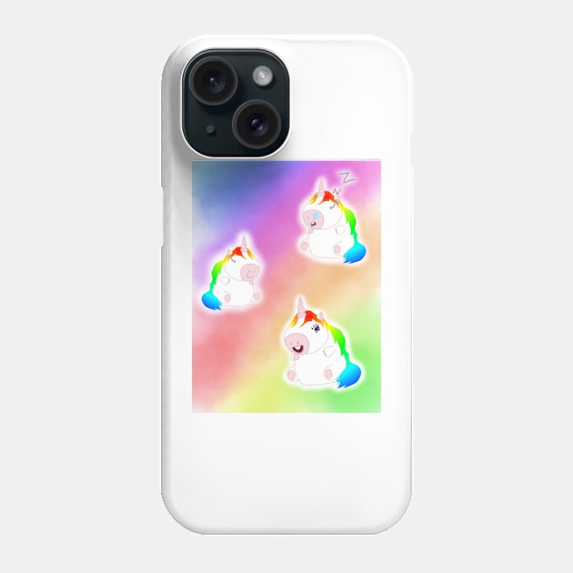 Body Positive Unicorn Phone Case by DesignsBySaxton