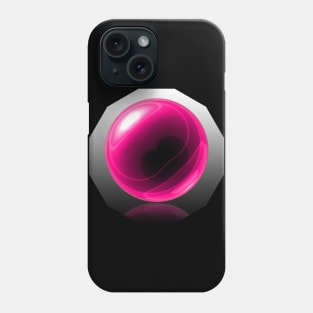 Pink Glass Orb Phone Case