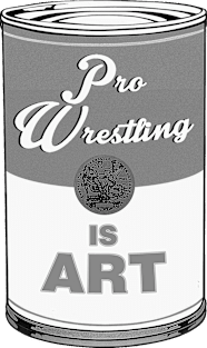 Pro Wrestling is (pop) Art - Black and White Magnet