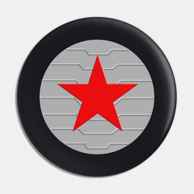 Winter Soldier Shield Pin by Juliano