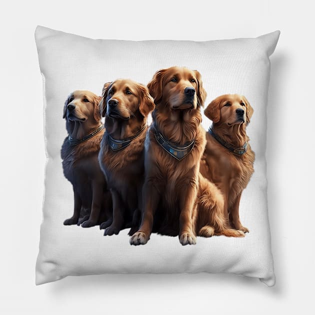 Golden Retriever Lilly Pillow by goldenretriever_lilly