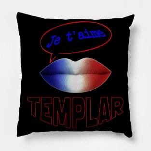 FRANCE JE TAIME TEMPLAR Pillow