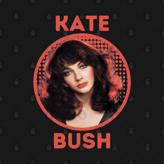 kate bush || red 80s by claudia awes