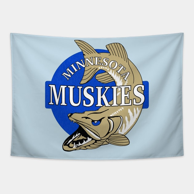 Defunct Minnesota Muskies ABA Basketball 1967 Tapestry by LocalZonly