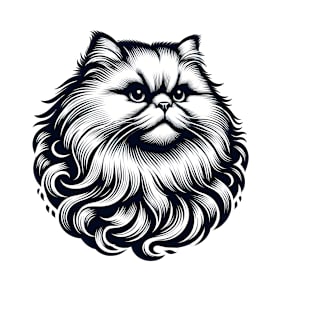 Majestic Persian Cat T-Shirt