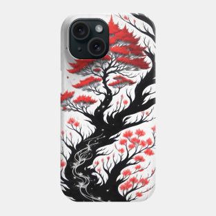 Japan Ink Style Sakura Phone Case