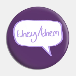 They/Them pronouns Pin