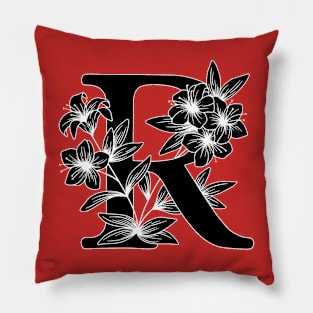 Beautiful letter R Pillow