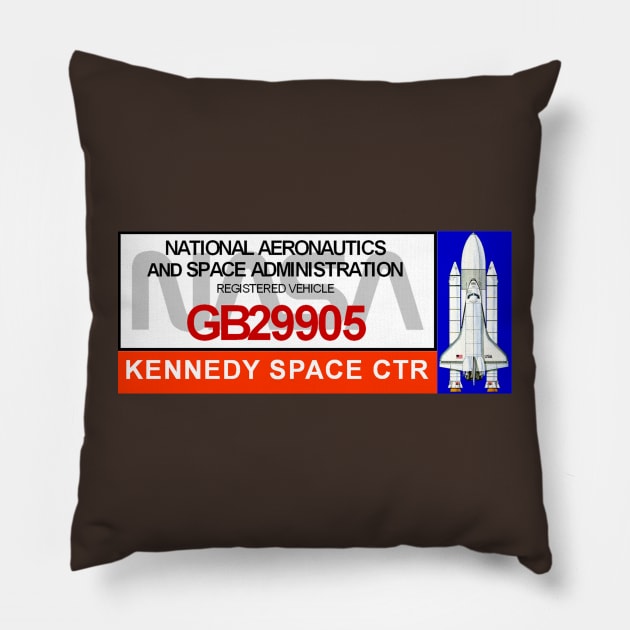 Kennedy Space Center Vehicle Pass Pillow by Starbase79