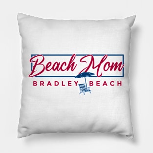 Bradley Beach Beach Mom Pillow