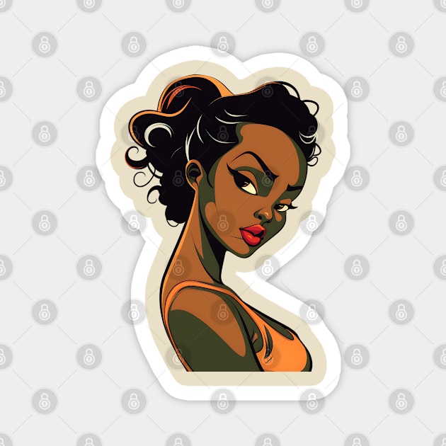 Black Woman, Black Girl Magnet by UrbanLifeApparel