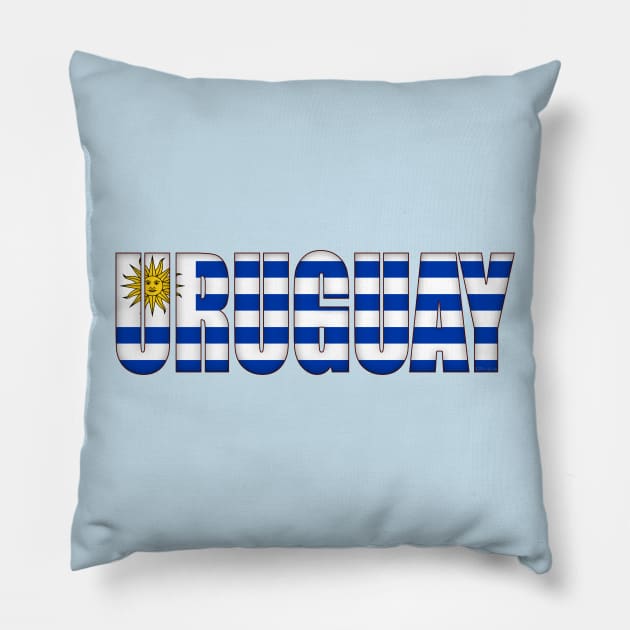 Uruguay Pillow by SeattleDesignCompany