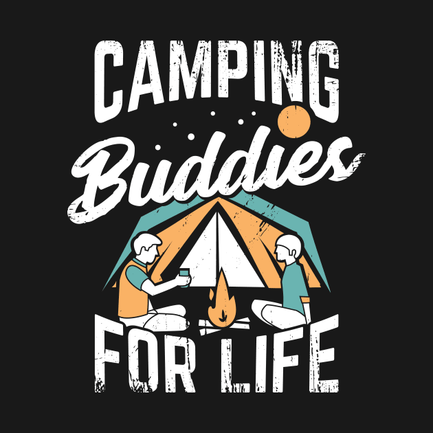 Camping Buddies Friendship Best Friend Gift by Dolde08