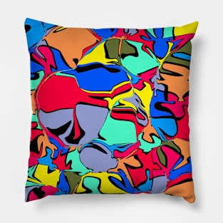 Random psychedelic pattern Pillow