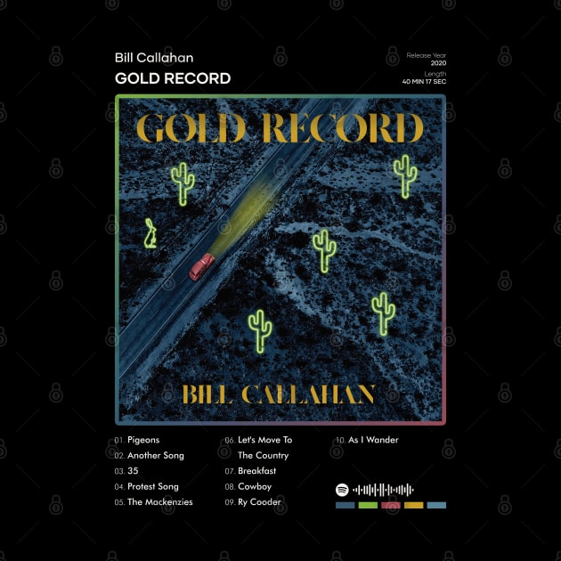 Bill Callahan - Gold Record Tracklist Album by 80sRetro