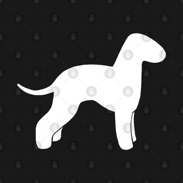Bedlington Terrier Silhouette by Coffee Squirrel