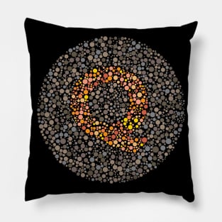 Letter Q Ishihara Test Pillow