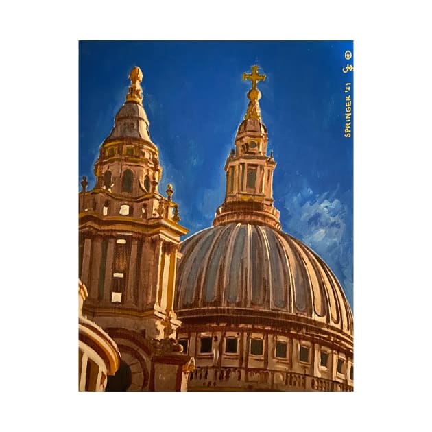 St. Paul's Cathedral, London, England by gjspring