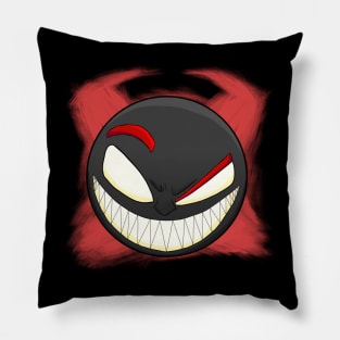 Evil Con Black Pillow