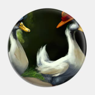 Two ducks Pin