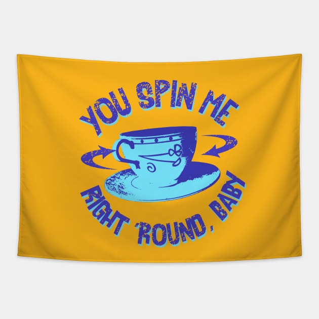 Mad Tea Party Song Tapestry by PopCultureShirts