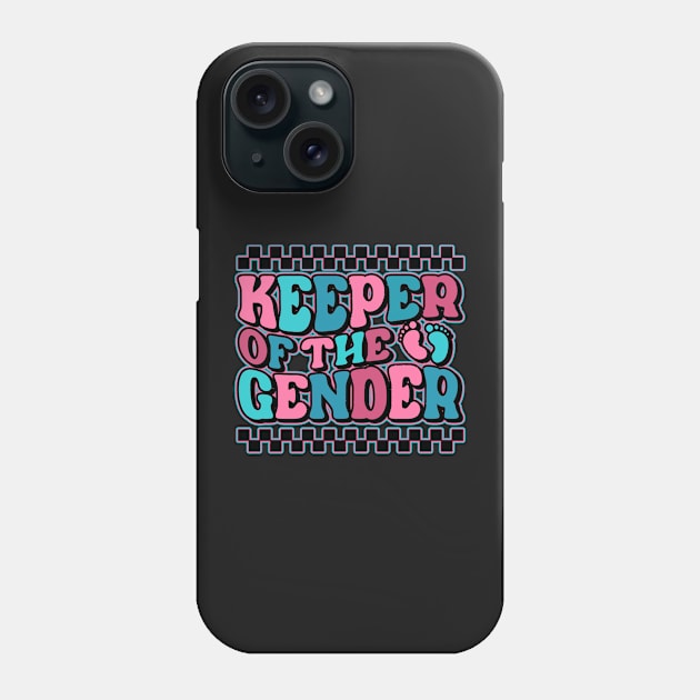 Gender Reveal Keeper of the Gender Gender Reveal Phone Case by masterpiecesai