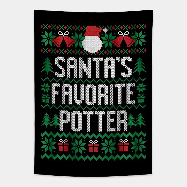 Santa's Favorite Potter Tapestry by Saulene