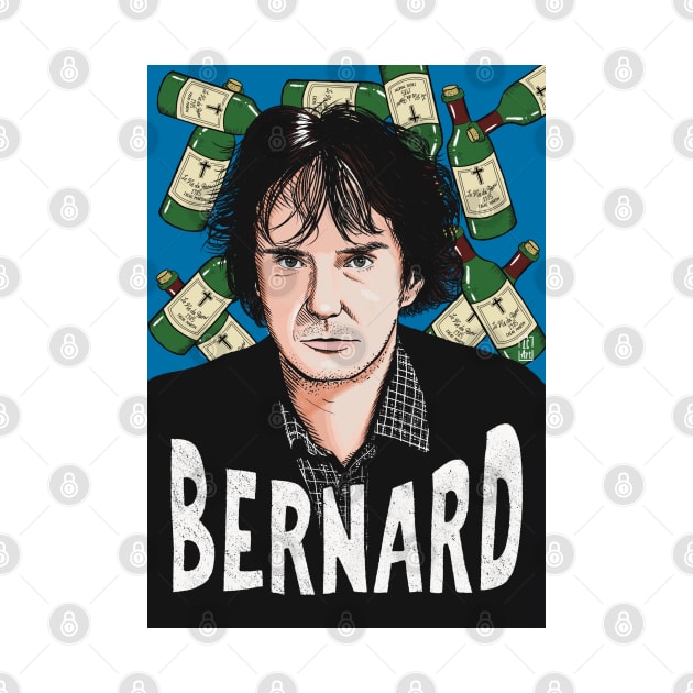 Bernard Black from Black Books. by Lucy Chambers Art 