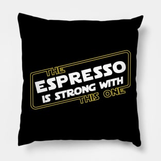 Strong Espresso Pillow