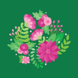 Pink flowers T-Shirt