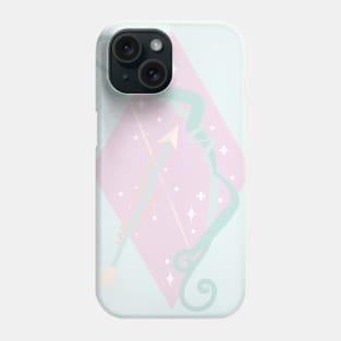 Sagittarius Bow and Arrow (Pastel) Phone Case