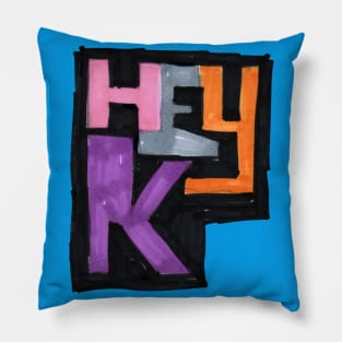 hey K Logo marker Style! Pillow