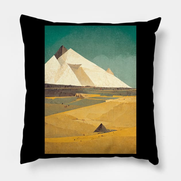 Ancient Giza Pillow by deificusArt