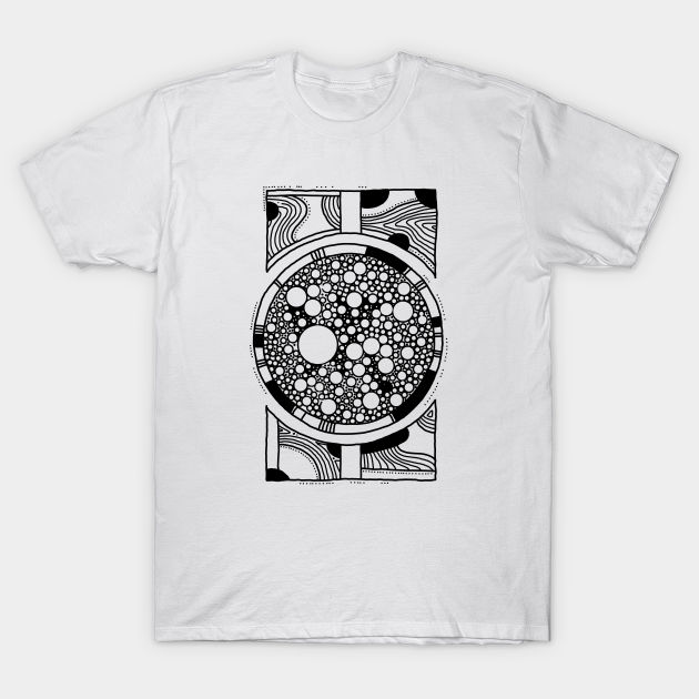 Psychedelic Circle - Illustrative - T-Shirt