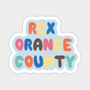 REX ORANGE COUNTY PONY COLORE Magnet