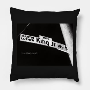 MLK Way COOKIES Seattle Washington by Mistah Wilson Photography Pillow