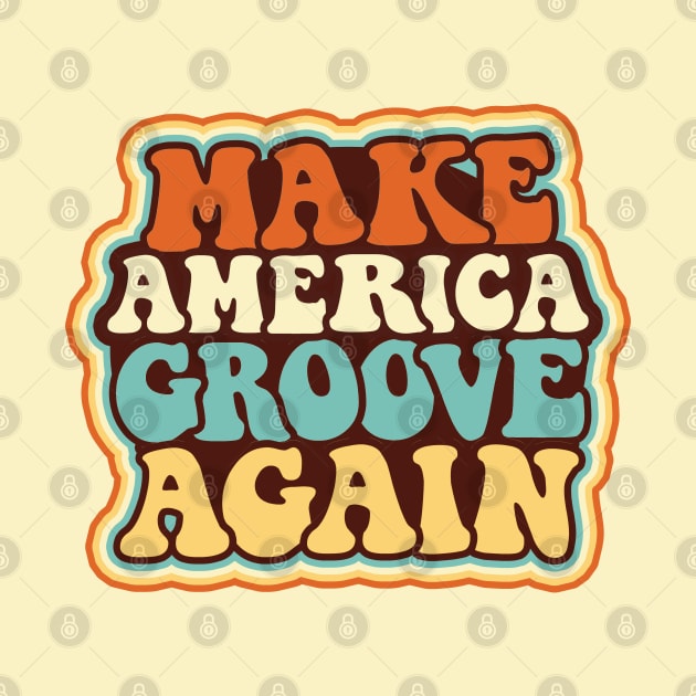 Make America Groove Again T Shirt 1970s Disco Dancers by VogueTime