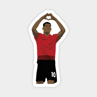 Marcus Rashford Heart Magnet