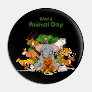 World animal day Pin