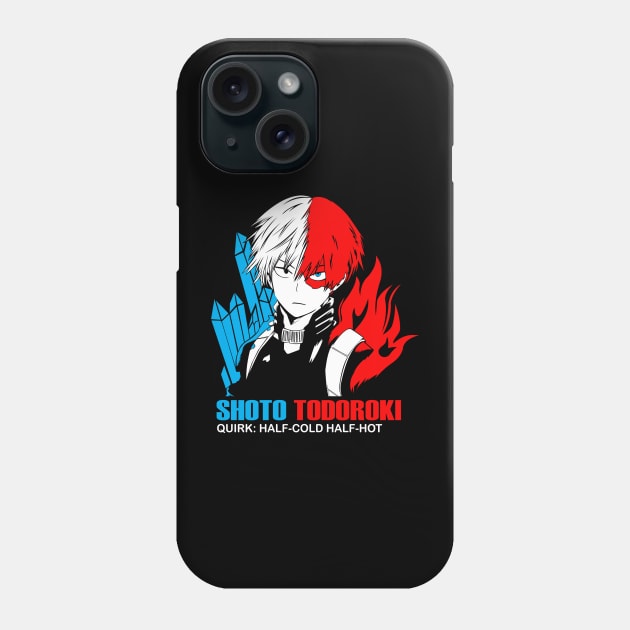 Shoto HCHH Anime Fanart Phone Case by Planet of Tees