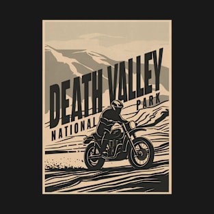 Death Valley National Park Off Road Motorcycle T-Shirt