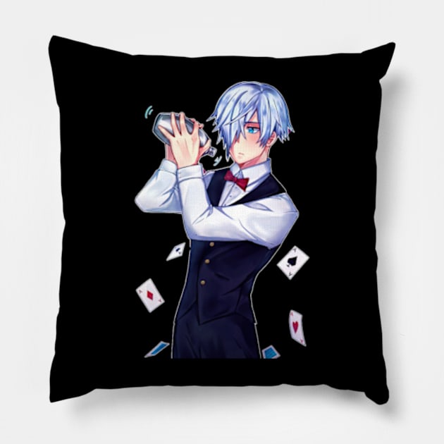 Death Parade Cute Decim Fanart Pillow by TaivalkonAriel