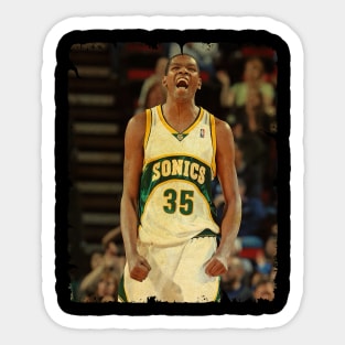 Kevin Durant Golden State Jersey Qiangy - Kevin Durant - Sticker