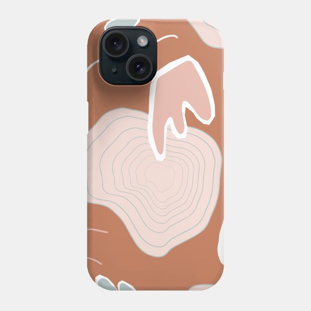 Abstract Autumn Shapes Phone Case by FoxParadox