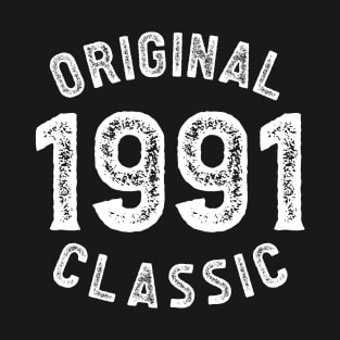 Classic Born in 1991 Birth Year T-Shirt